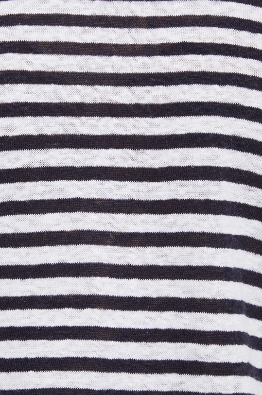 Pepe Jeans t-shirt lniany PL505404.594 granatowy