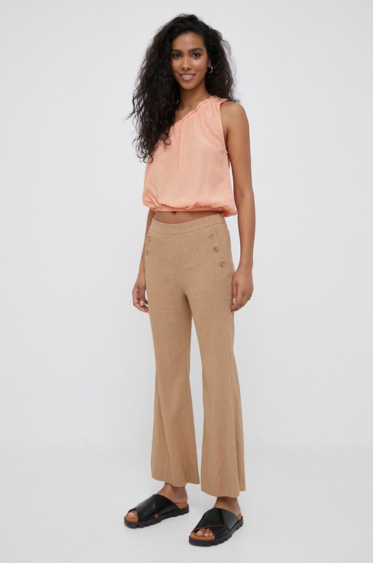 Pepe Jeans bluzka Brindelle PL304459.118 pomarańczowy SS23