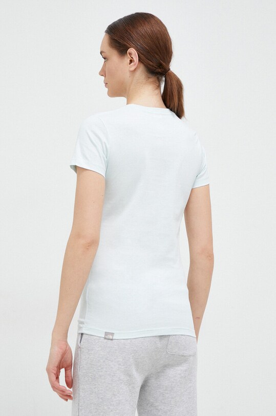 Odzież The North Face t-shirt bawełniany NF0A4T1QLV51 turkusowy
