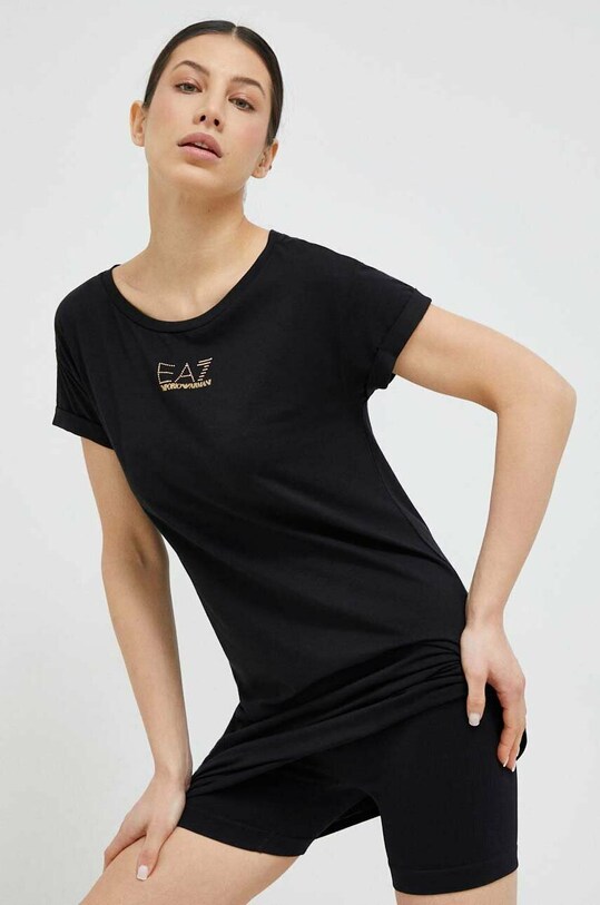Платье EA7 Emporio Armani чёрный 3RTA55.TJDQZ