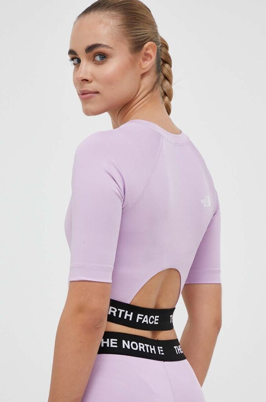 Odzież The North Face t-shirt treningowy NF0A824FHCP1 fioletowy