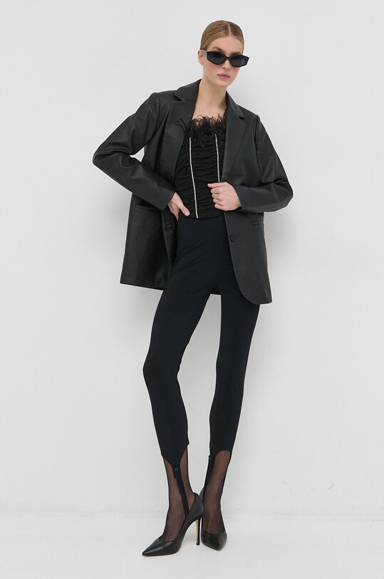 Топ Patrizia Pepe 1M3990.J116 чёрный SS23