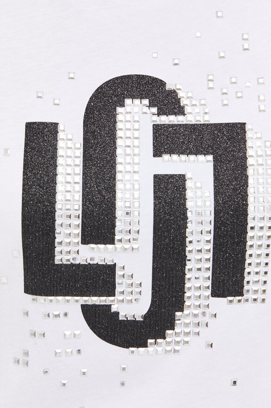 Liu Jo t-shirt bawełniany CA3396.J5003 biały