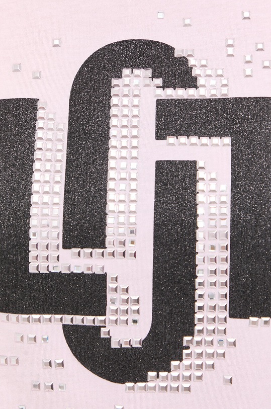 Liu Jo t-shirt bawełniany CA3396.J5003 różowy