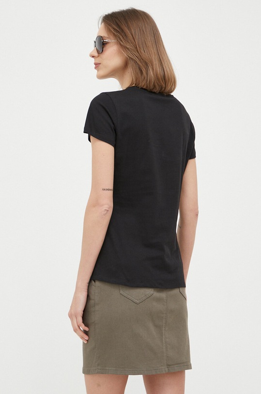 Odzież Liu Jo t-shirt bawełniany WA3418.JS923 czarny