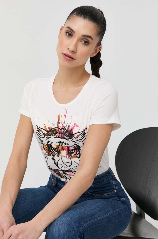 Liu Jo t-shirt biały TA3104.J5003