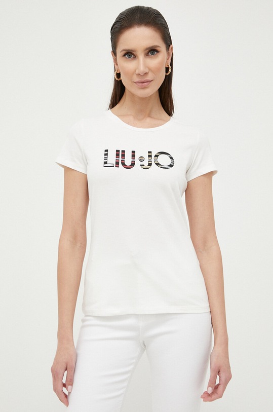 Liu Jo tricou bej TA3197.J5003