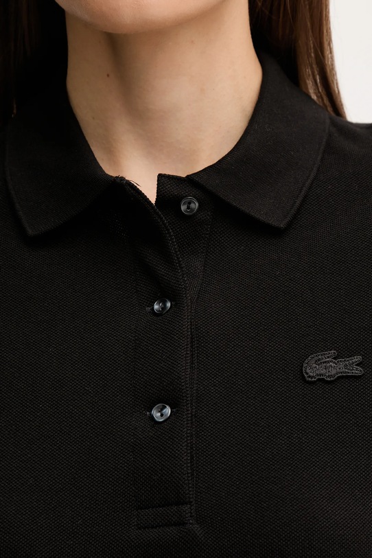 Хлопковая футболка Lacoste PF0503 чёрный