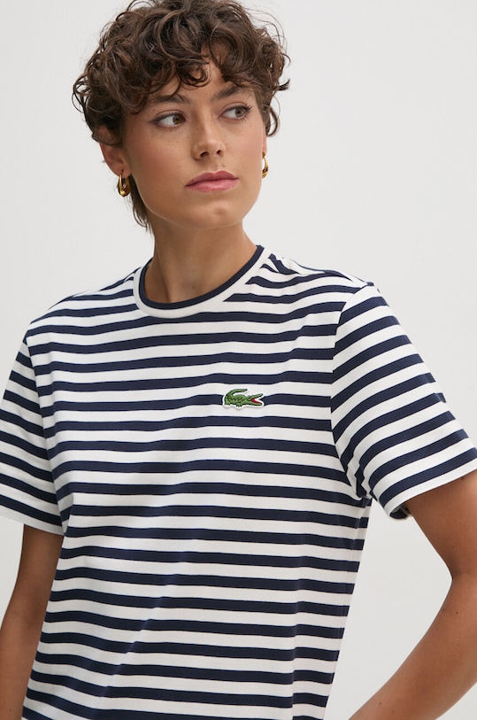 Lacoste t-shirt in cotone blu navy TF2594