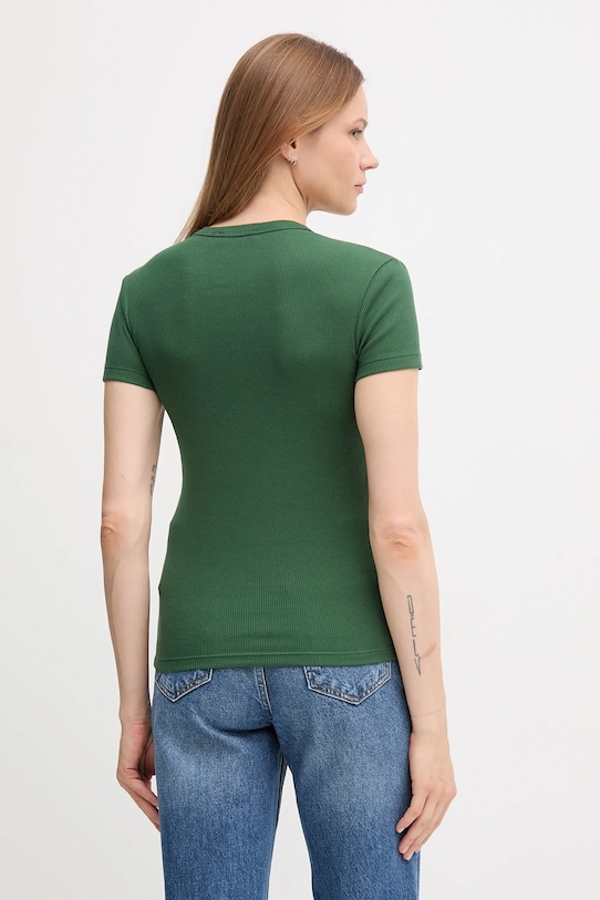 Ρούχα Βαμβακερό μπλουζάκι Lacoste TF5538 πράσινο