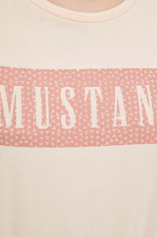 Mustang t-shirt bawełniany 1013391.7262 różowy