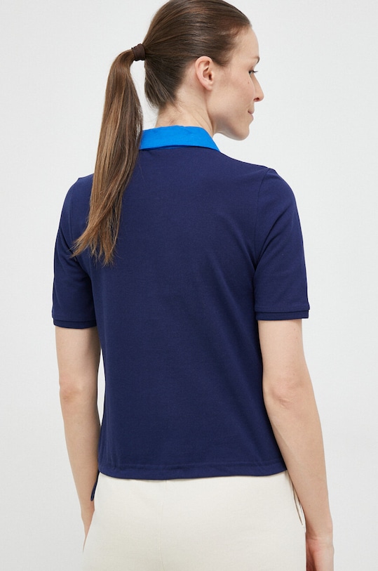 Oblečenie Bavlnené polo tričko Fila FAW0421 tmavomodrá