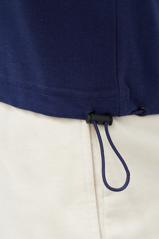 Bavlnené polo tričko Fila FAW0421 tmavomodrá