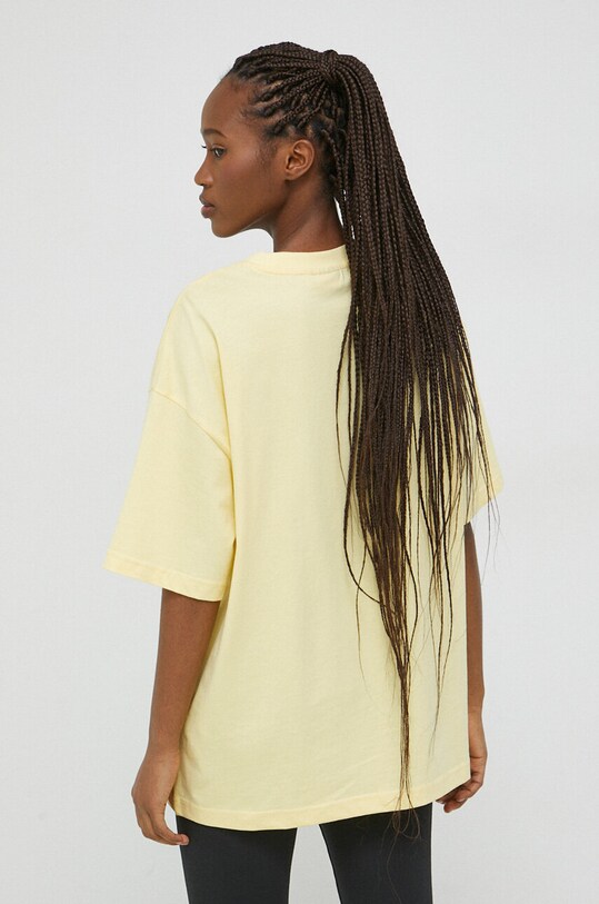 Odzież Fila t-shirt bawełniany FAW0442 żółty