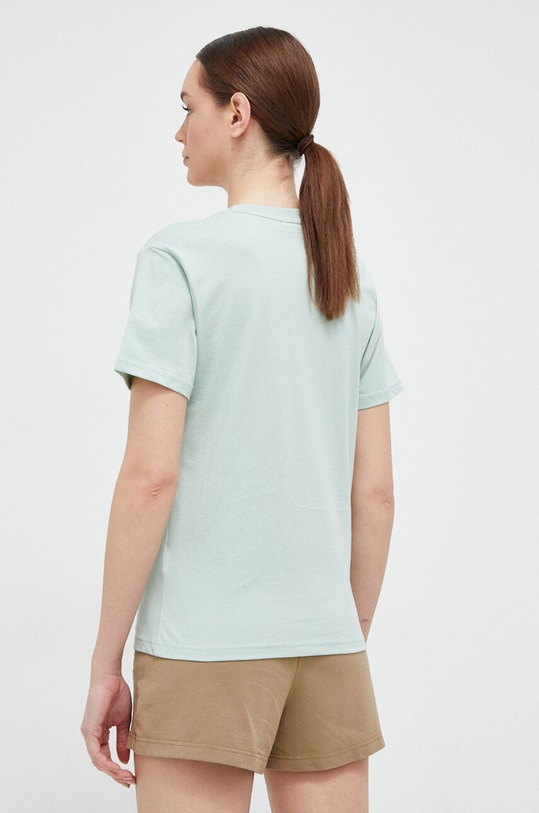 Odzież Fila t-shirt bawełniany FAW0450 turkusowy