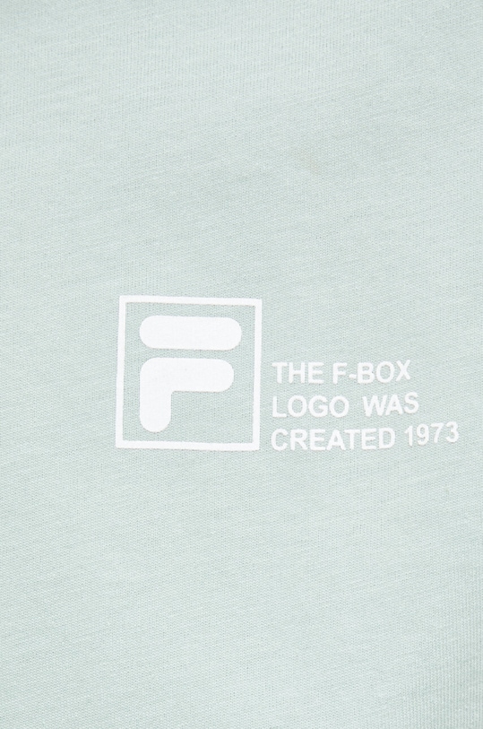 Fila t-shirt bawełniany FAW0450 turkusowy