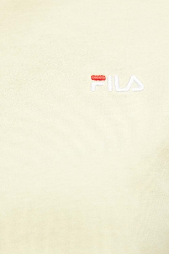 Fila tricou din bumbac FAW0452 galben