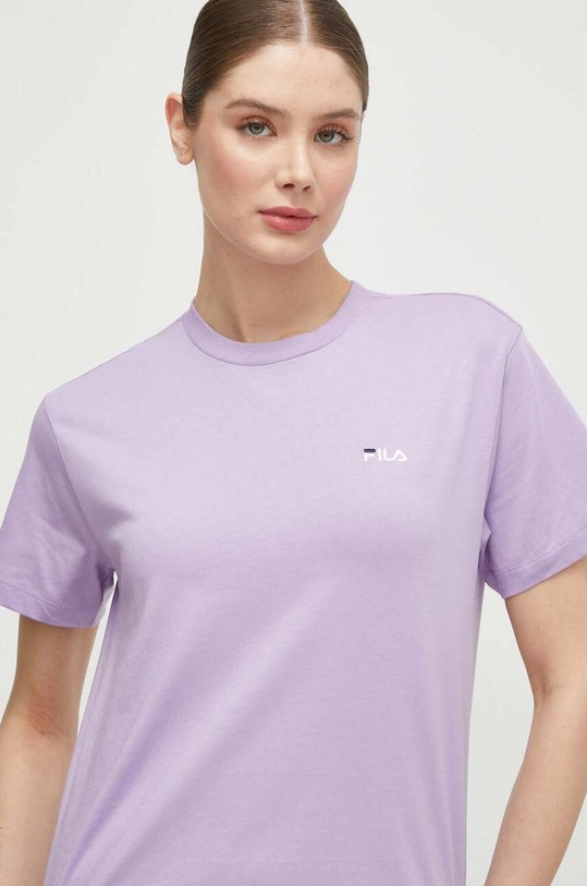 Fila tricou din bumbac violet FAW0452