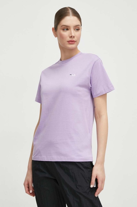 Fila tricou din bumbac violet FAW0452