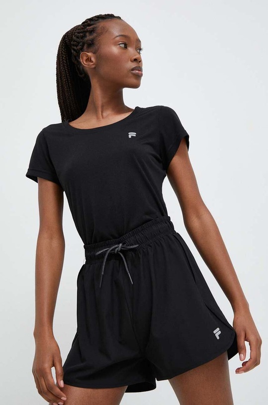 Tréninkové tričko Fila Rahden hladký černá FAW0491