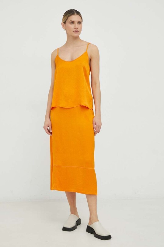 Блузка American Vintage WID07HE23 помаранчевий SS23