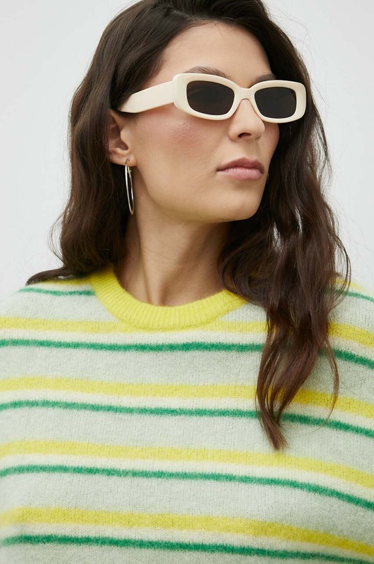 American Vintage sweter wełniany multicolor VITO18DIE23