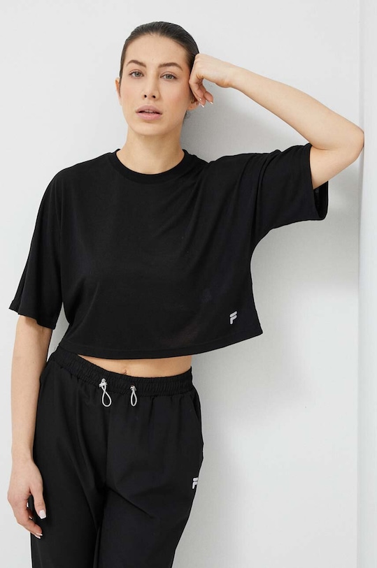 Fila tricou de antrenament Recanati uni negru FAW0048.SS23