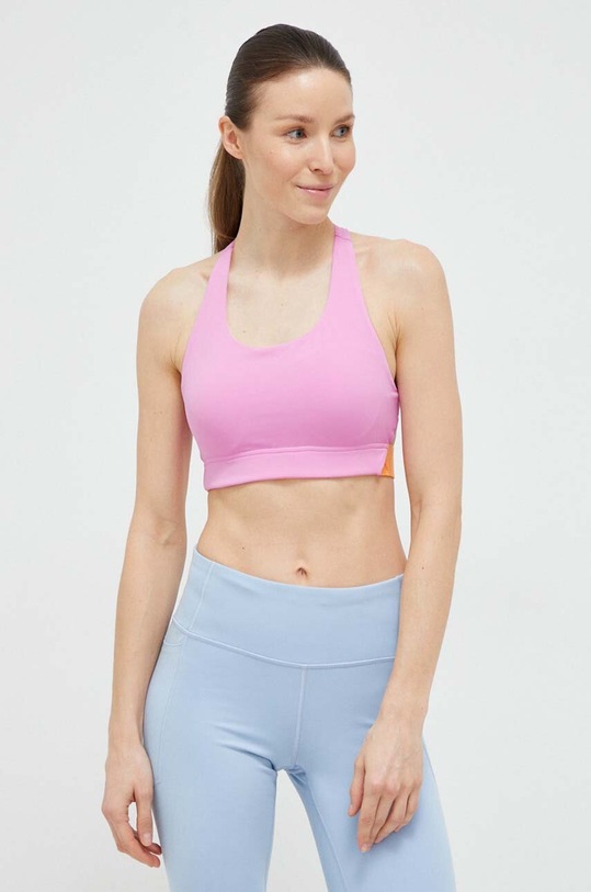 Odzież Roxy biustonosz sportowy Bold Moves x Mizuno ERJKT03985 różowy