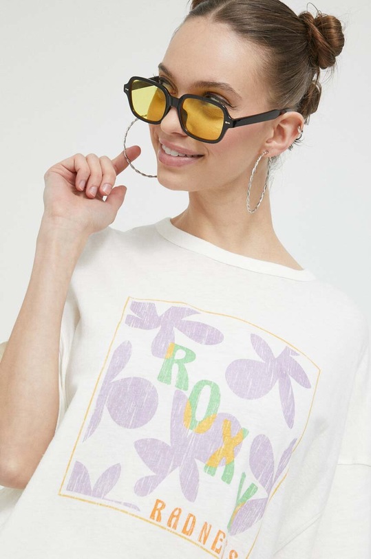 Roxy tricou print bej ERJZT05469