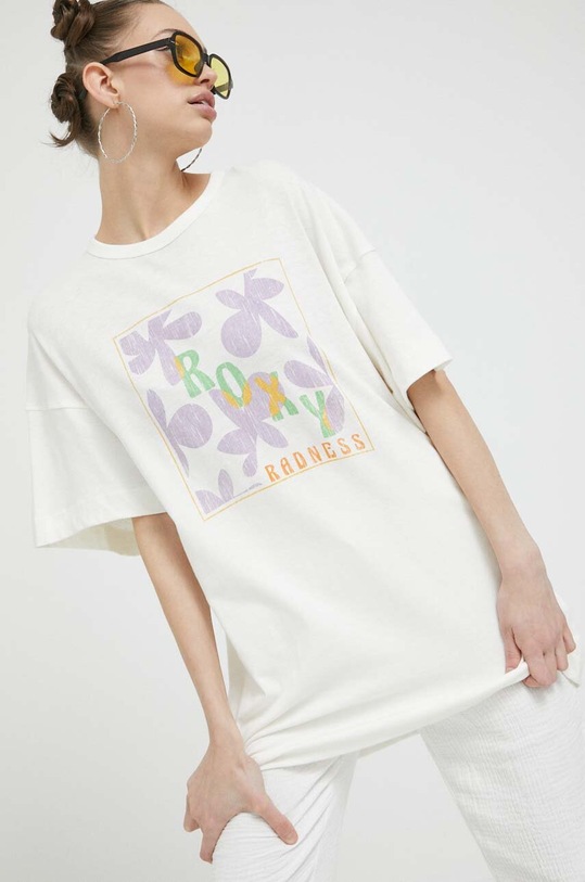 Roxy tricou bej ERJZT05469