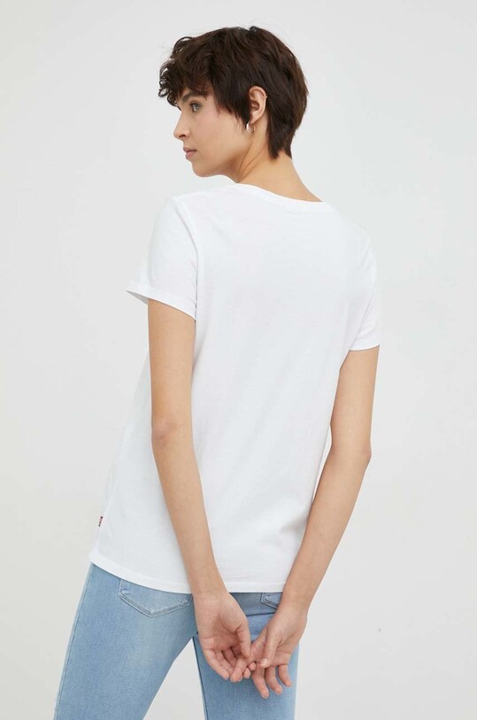 Ρούχα Βαμβακερό μπλουζάκι Levi's 17369.2033 λευκό
