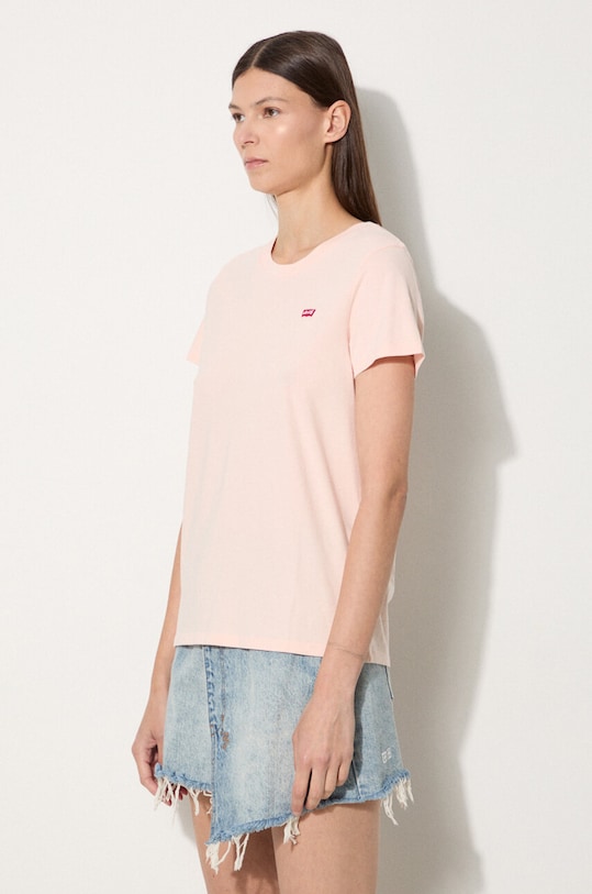 Odzież Levi's t-shirt bawełniany 39185.0209 różowy