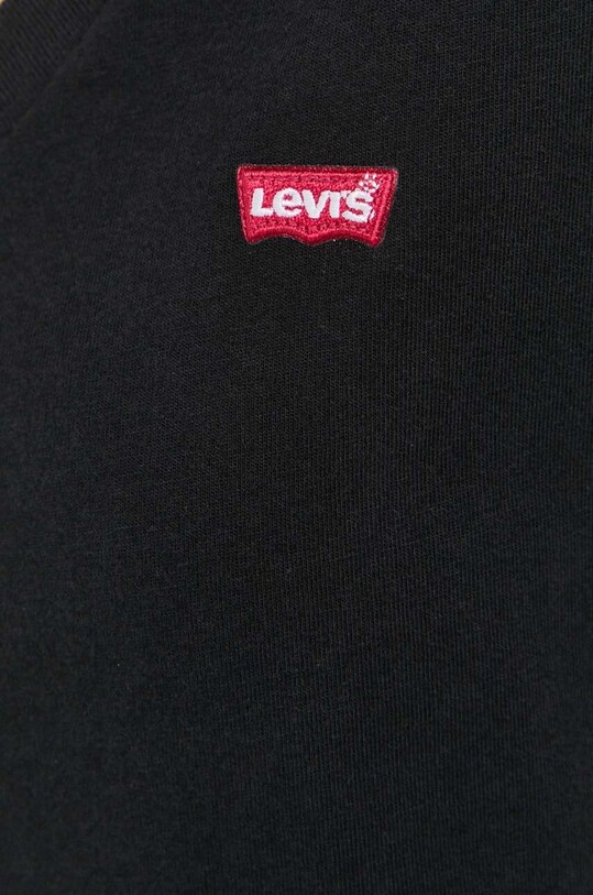 Βαμβακερό μπλουζάκι Levi's 2-pack A3624.0003 μαύρο