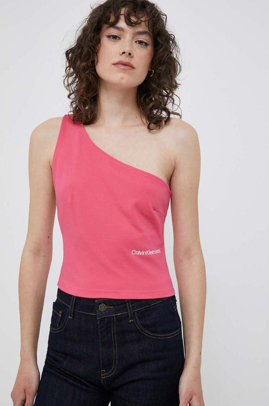 Ρούχα Top Calvin Klein Jeans J20J220788.PPYX ροζ