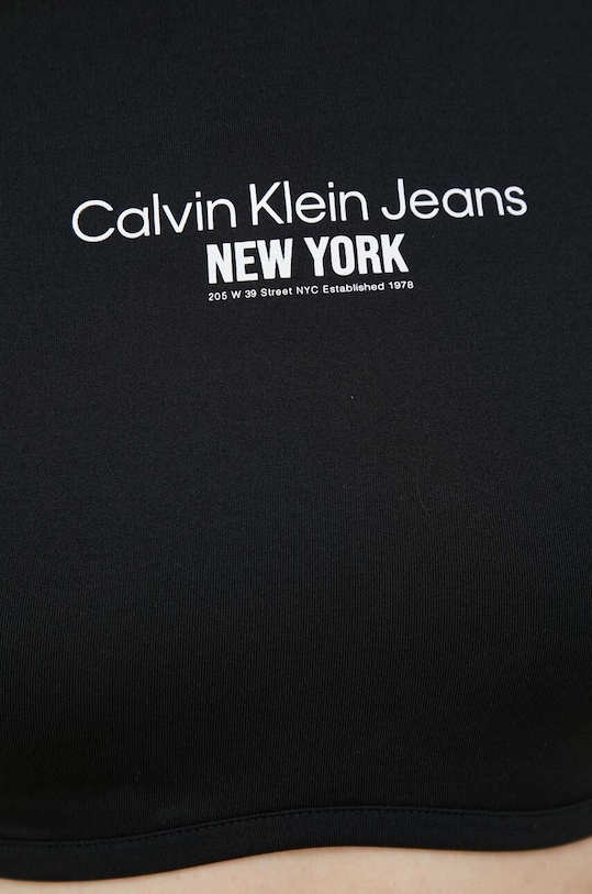 Tričko Calvin Klein Jeans J20J221483.PPYX čierna