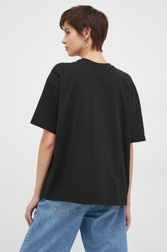 Odzież Calvin Klein Jeans t-shirt bawełniany J20J220768.PPYX czarny