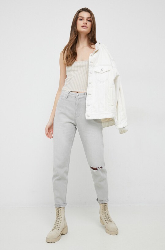 Топ Calvin Klein Jeans J20J221009.PPYX бежевый SS23