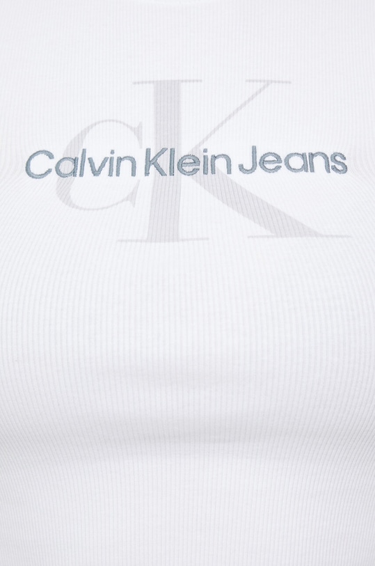 Calvin Klein Jeans top J20J221521.PPYX biały
