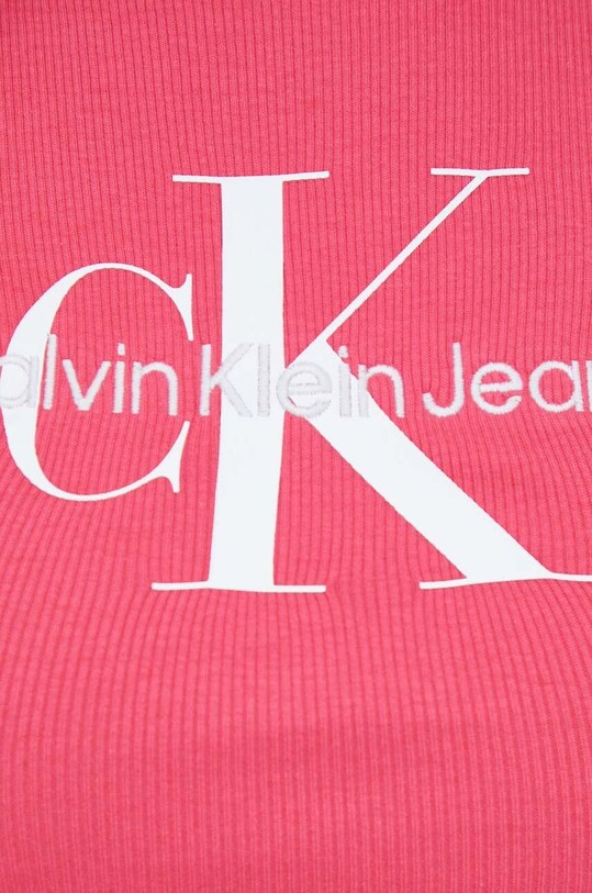 Calvin Klein Jeans top J20J221521.PPYX różowy