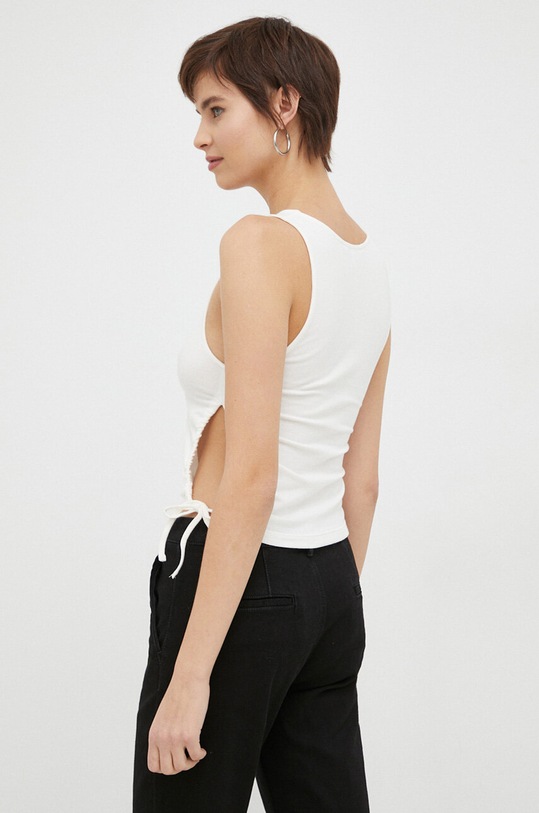 Odzież Calvin Klein Jeans top J20J221062.PPYX biały