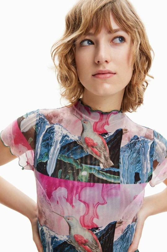 Desigual t-shirt 23SWQK28 multicolor SS23