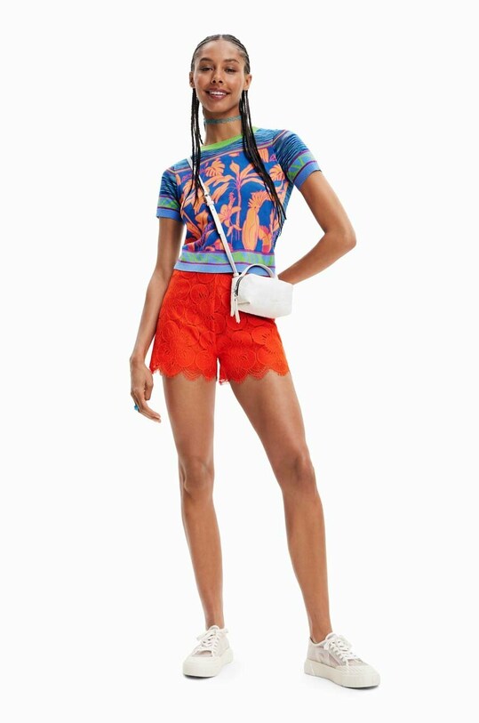 Одяг Футболка Desigual 23SWTKBE барвистий