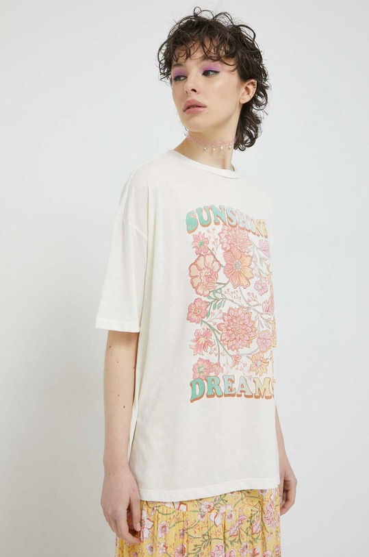 Billabong t-shirt pozostałe beżowy EBJZT00116