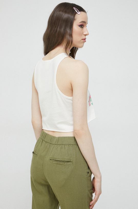 Odzież Billabong top bawełniany EBJKT00104 beżowy