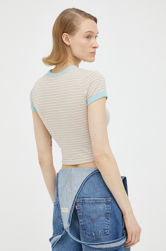 Odzież Levi's t-shirt bawełniany A4081.0007 beżowy