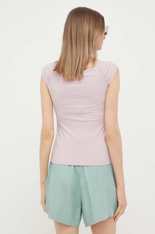 Odzież Sisley t-shirt 3OQSLH00D.24D różowy