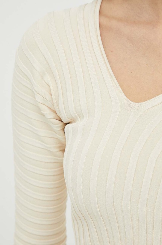 By Malene Birger t-shirt Q71539005 beżowy