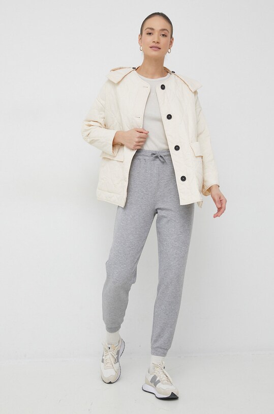 Бавовняна футболка United Colors of Benetton 3GA2E16A2.152.. бежевий AA00