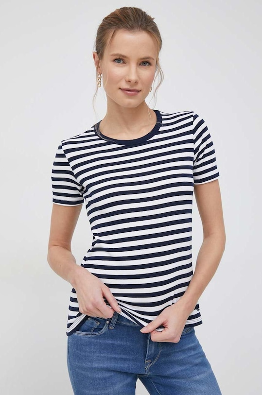 United Colors of Benetton tricou din bumbac curele bleumarin 3OA6E16A0.616..