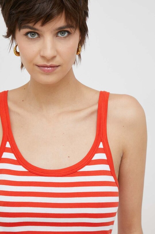 Βαμβακερό Top United Colors of Benetton πορτοκαλί 3OA6E8397.9T5